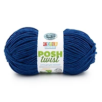 Lion Brand Cover Story™ Posh Twist Yarn, Blueberry, #5 Bulky/Chunky Chenille Yarn, 200g/ 213m, 1-CT