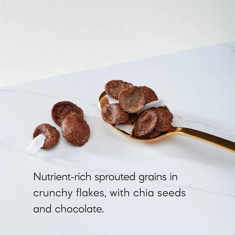 Nature's Path Qi'a Céréales cacao noix de coco Superflakes