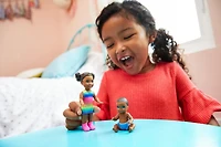 Barbie Babysitters Inc. Skipper Poupée couche en tissu bleu