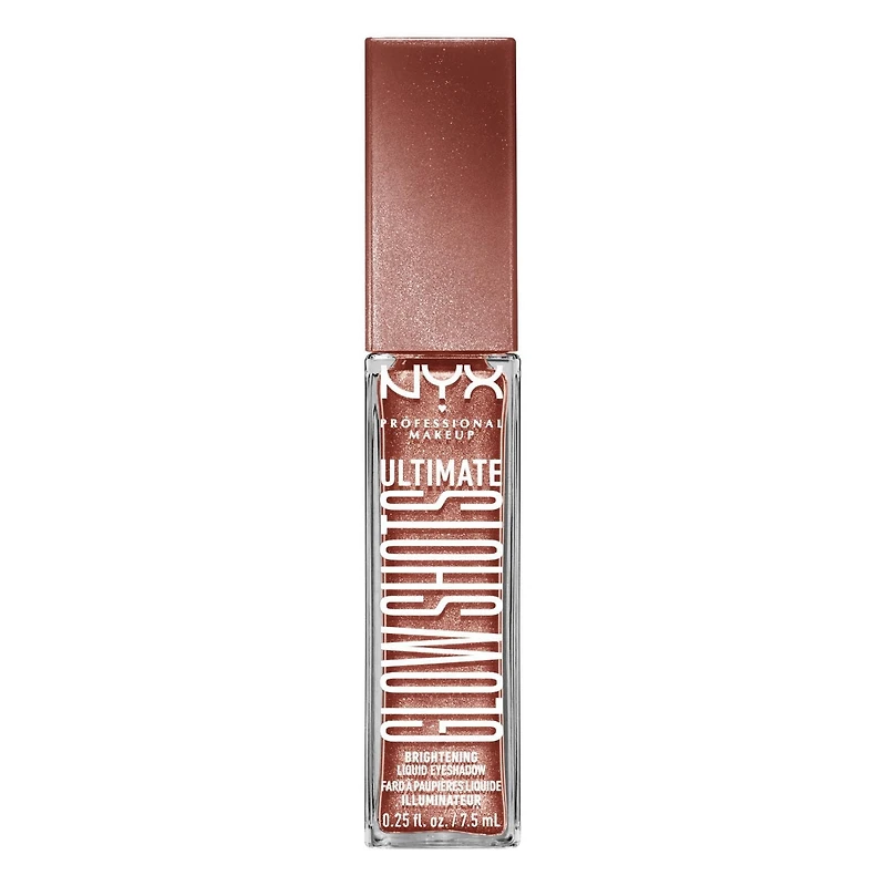 NYX PROFESSIONAL MAKEUP, Ultimate Glow Shots, Liquid Eyeshadow, 12hr wear - TWISTED TANGERINE