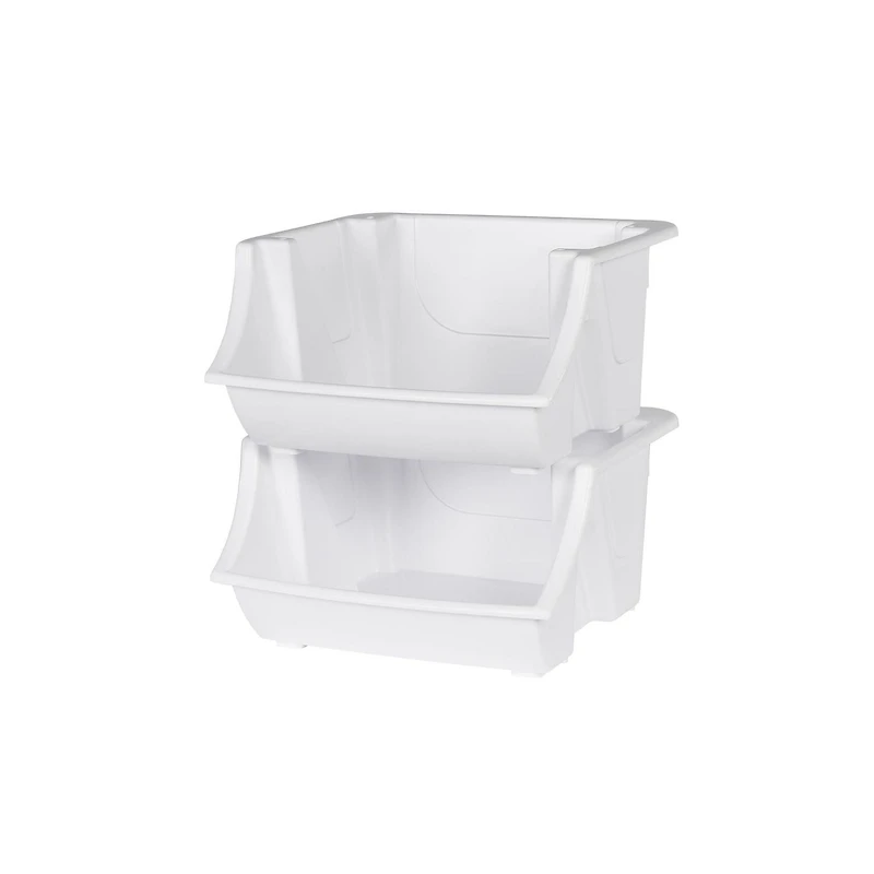 Bacs empilable Mainstays - paquet de 2 Bacs empilable