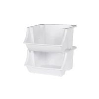 Bacs empilable Mainstays - paquet de 2 Bacs empilable