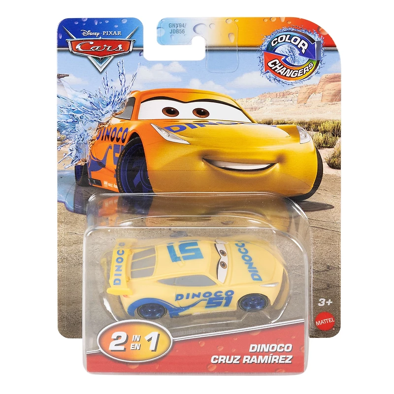 Disney/Pixar Les Bagnoles Color Changers 1:55 Voiture ou camion Dinoco Cruz Ramirez