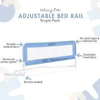 Dream On Me Adjustable Mesh Bed Rail,  Model #444