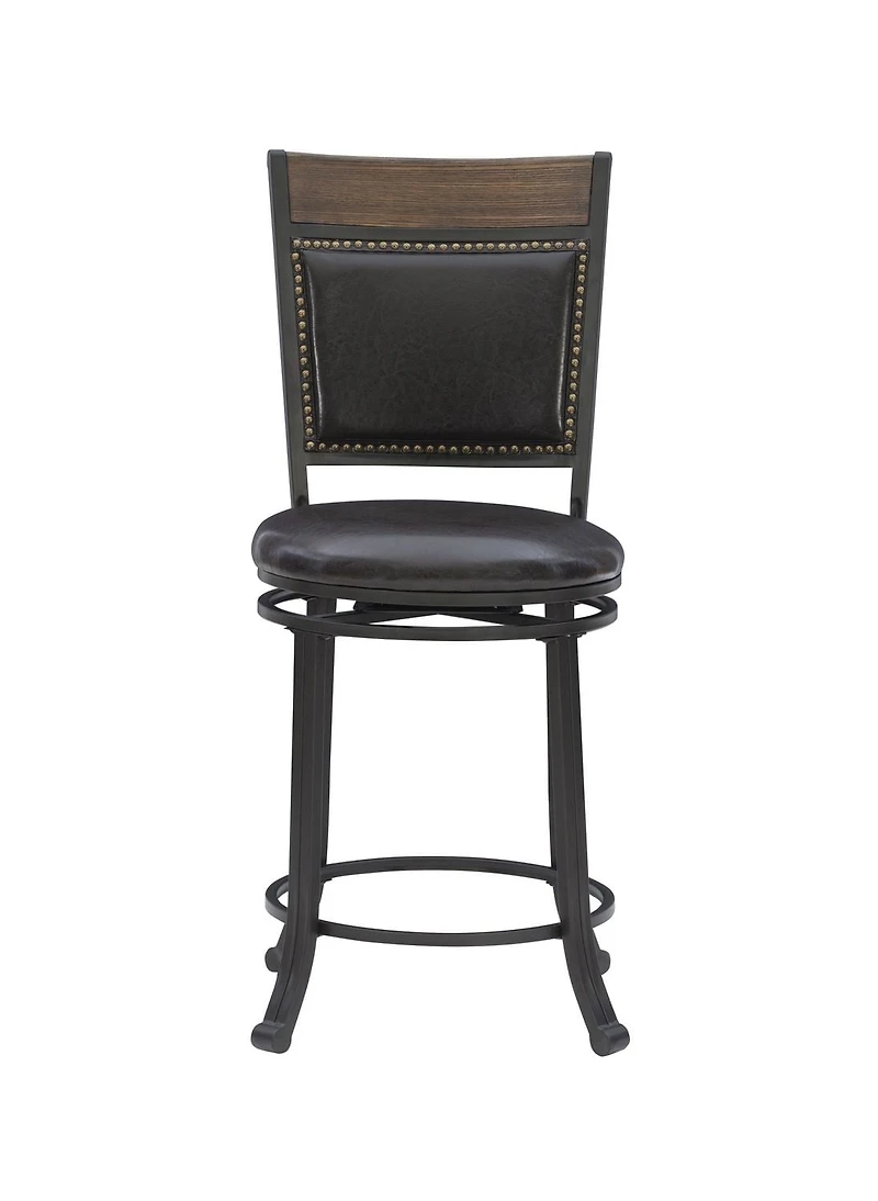 Tabouret de comptoir pivotant Trager