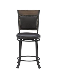 Tabouret de comptoir pivotant Trager