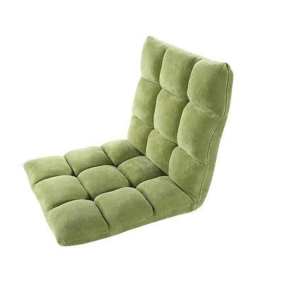 Velago Clam Adjustable Folding Plush Floor Gaming Chair