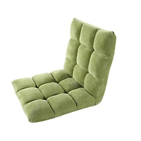 Velago Clam Adjustable Folding Plush Floor Gaming Chair