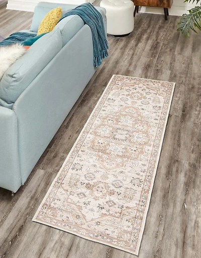 ECARPET Arden Traditional Runner Rug for Living Room, Bedroom, Dining Room, Entrance, Hallway and More.