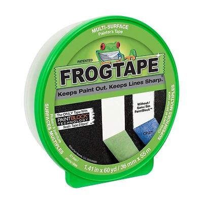 Ruban de peintre pour surfaces multiples FrogTape 3,6 cm x 55 m