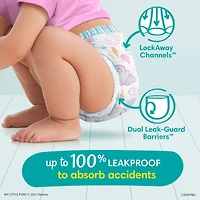 Sous-vêtements d’entraînement Pampers Easy Ups filles 68CT