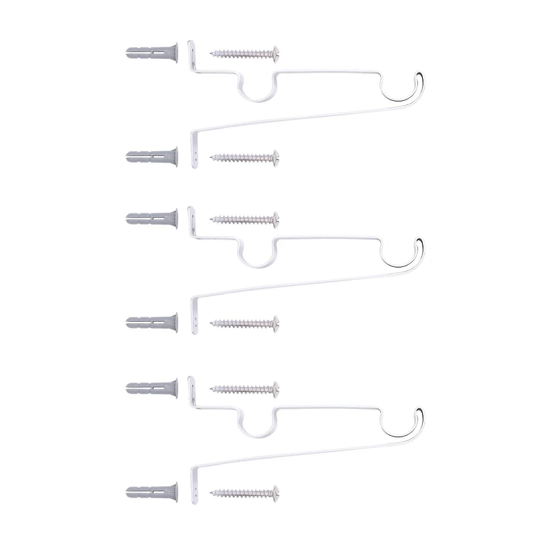 Home Trends 48 in. - 86 in. Drapery Double Rod Set, 5/8 in. Diameter, 5/8 in. Diameter