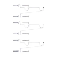 Home Trends 48 in. - 86 in. Drapery Double Rod Set, 5/8 in. Diameter, 5/8 in. Diameter