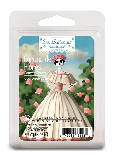 Cubes de cire parfumée ScentSationals - Corona de Flores
