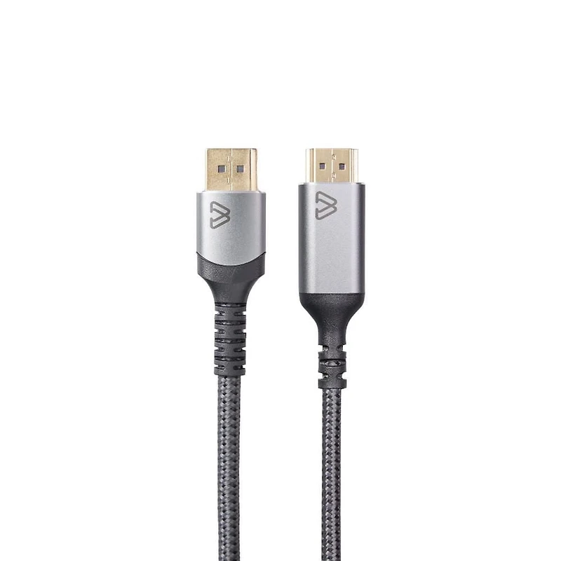 BlueDiamond câble PRO DP vers HDMI 8K - Ultra HD - 48Gbps - HDR Dynamique - DP 1.4 - HDMI 2.1 - 8K@60Hz, 4K@120Hz, 10pi
