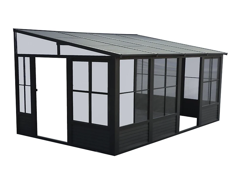 Gazebo Penguin Florence Add-A-Room 10 ft. x 16 ft. in Black