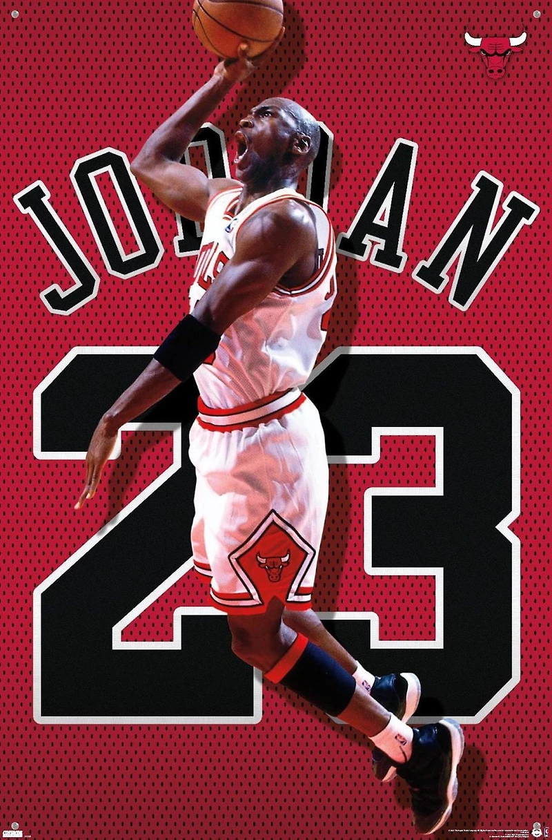 Michael Jordan - Jersey Wall Poster