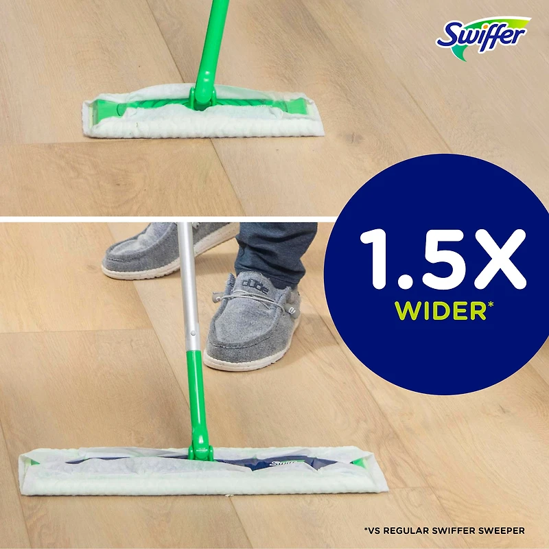 Linges secs grand format pour balai Swiffer, 16unités 16CT