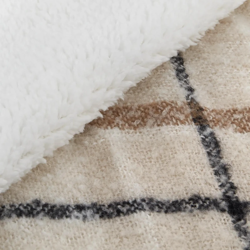 Bouclair Elsy Cozy Throw Blanket 50x60 in
