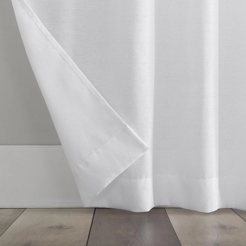 Paquet de 2 panneaux rideau semi-transparents à languettes Jensen Mainstays panneaux,