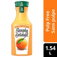Simply Orange Bouteille Sans Pulpe, 1.54 Litres