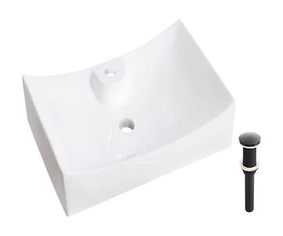 DROP Bath and Kitchen DR091488 Bathroom Vessel Sink Set