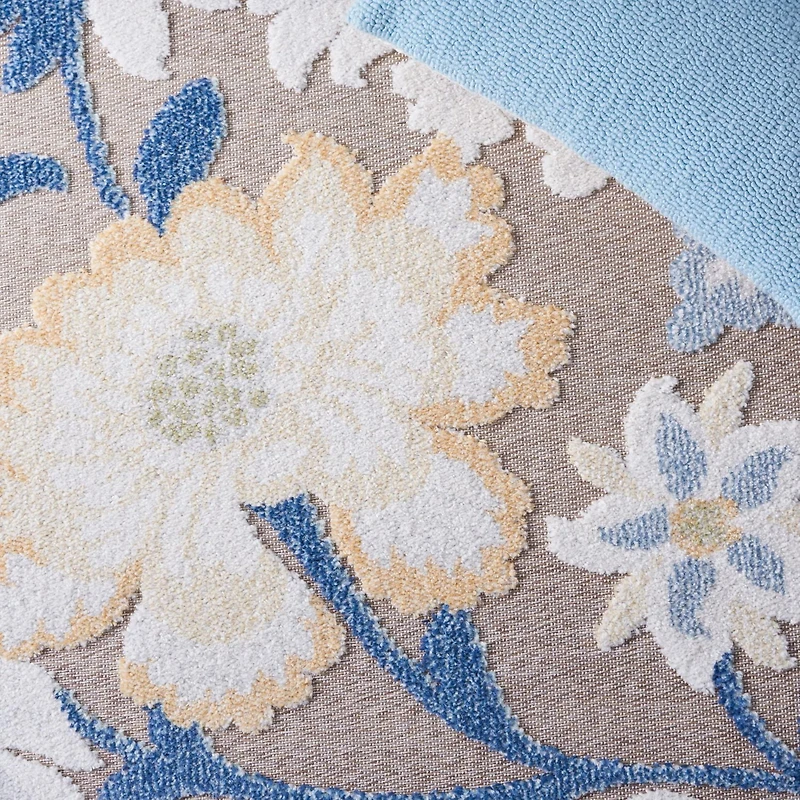 SAFAVIEH Sarasota Averill Floral Indoor/Outdoor Area Rug