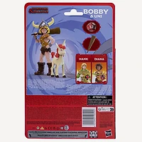 Dungeons & Dragons Cartoon Classics, pack de 2 figurines de 15 cm Bobby & Uni, dessin animé des années 80, inclut d12 D&D exclusif