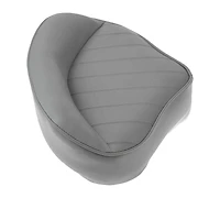 Blue Dog Marine Pro Pedestal Casting Seat (Gray), 15"(W) x 12"(D) x 6"(H) Cast Seat, Standard 4-Bolt Mounting Casting Deck Seat