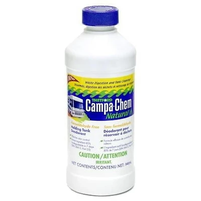 Campa-Chem Natural RV Holding Tank Treatment - Deodorant / Waste Digester / Detergent - 945ml bottle - Thetford 24608