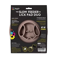 Slow Feeder - Lick Pad Combo Dog Toy