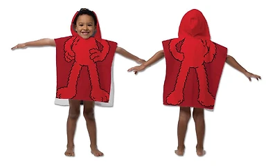 Serviette à Capuche Rue Sésame Elmo