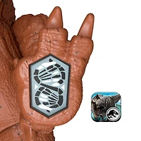 Jurassic World Rebirth Strike Attack Achillobator Dinosaur Toy, Single Strike Action, Authentic & Posable