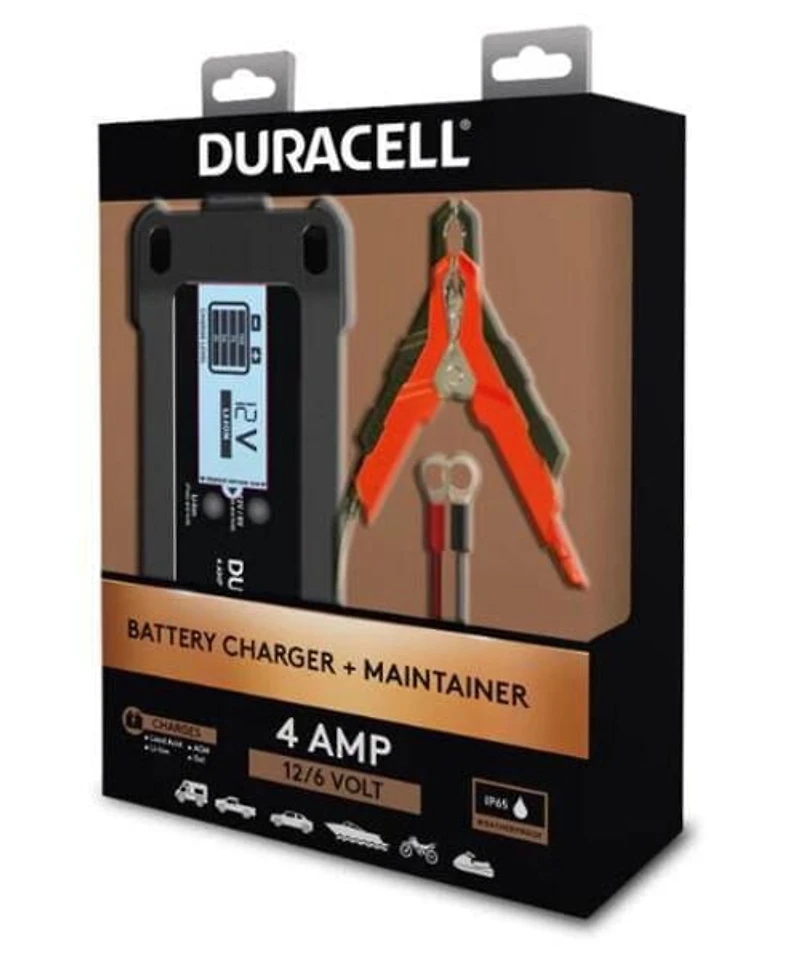 4 Amp Battery Charger + Maintainer