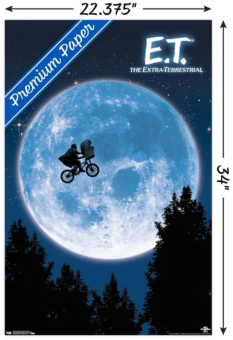 E.T. The Extra-Terrestrial Wall Poster, 22.375" x 34"