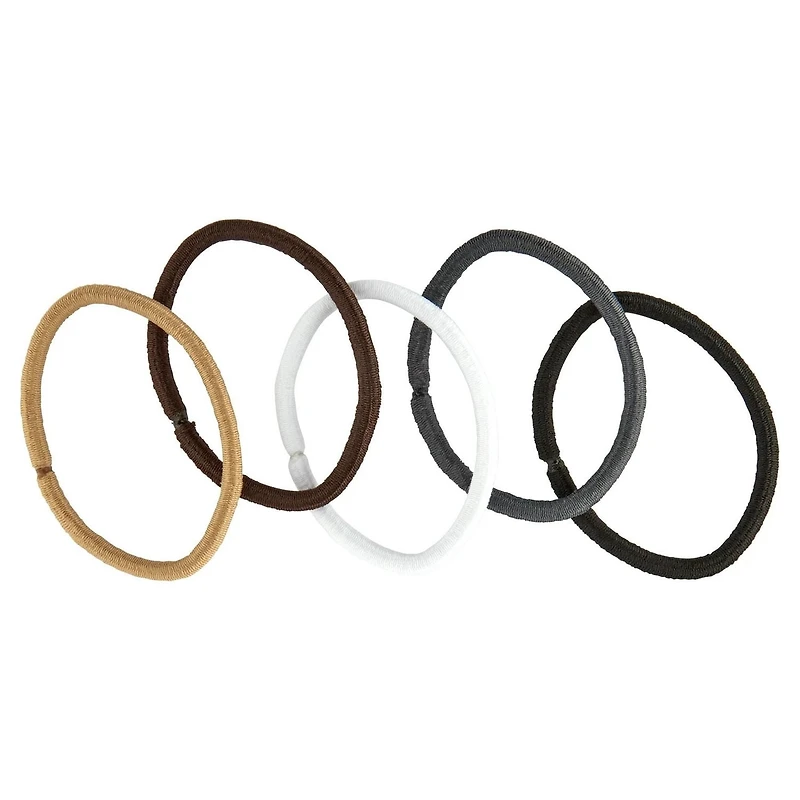 Elastiques à cheveux Goody - couleurs neutres assorties - 30 pièces