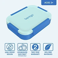 Bentgo Kids Snap & Go Leak-Proof Lunch Box - Blue