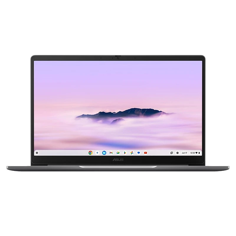 Ordinateur portable ASUS Chromebook Plus CX14, écran FHD (1920x1080) 16:9 antireflet de 14 po, pro Intel® Celeron® 3-N355, stockage de 128 Go, mémoire de 8 Go, ChromeOS, Rock Grey, CX1405CTA-DS31-CB