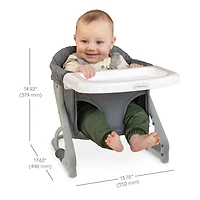 Infantino The Ultimate Travel Booster, Foldable high chair booster