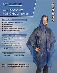 VINYL PONCHO - ORANGE