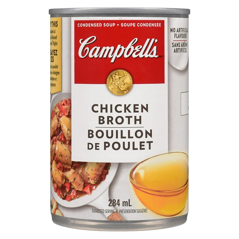 Bouillon de poulet condensée de Campbell'sMD, longue conservation