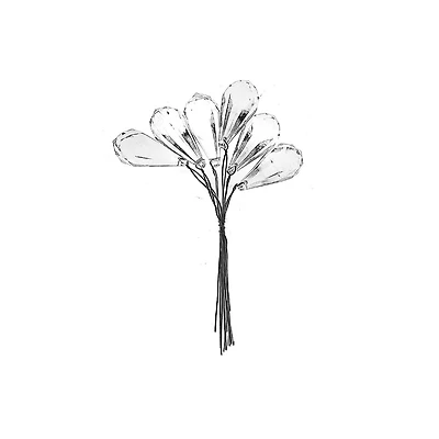 Christmas 6 Têtes Crystal Bunch - Ensemble De 12