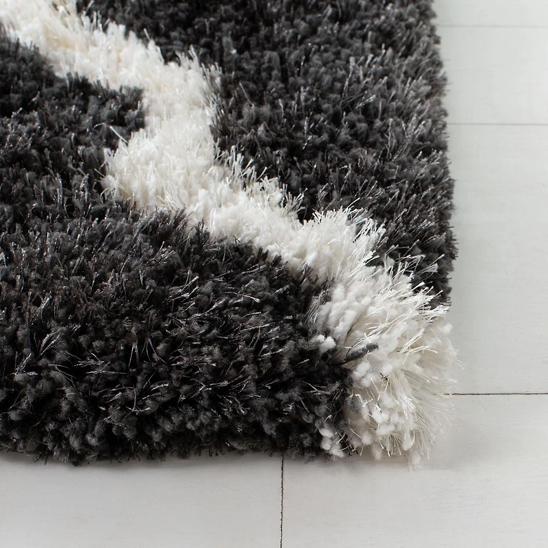 Safavieh Barcelona Anabelle Tapis Peluche Shag Géométrique