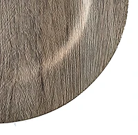Assiettes de présentation faux bois de 33cm