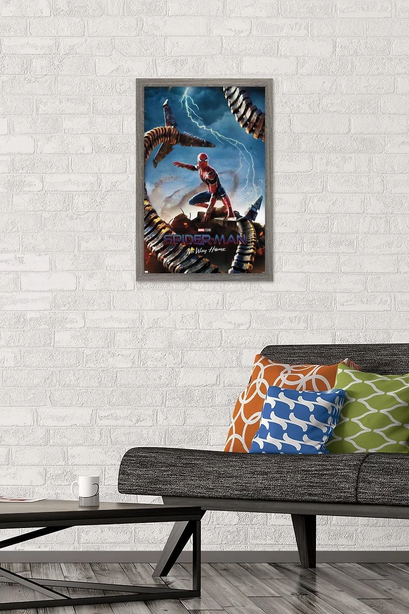 Marvel Spider-Man: No Way Home - Teaser Wall Poster, 22.375" x 34"