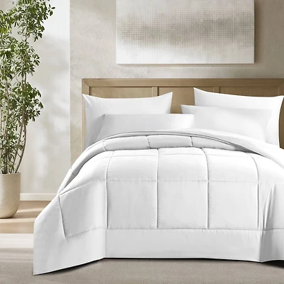 Couette Synthétique à Garnissage Élevé Swift Home, Literie Ultra Douce Toutes Saisons Hypoallergénique, Simple, Blanc