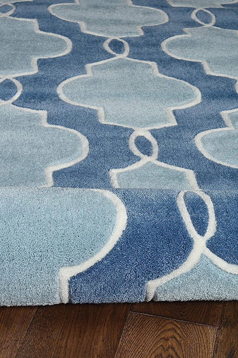 5X7 TRIO TILE BLUES - FRENCH