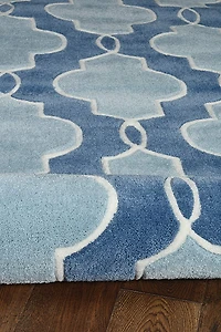 5X7 TRIO TILE BLUES - FRENCH