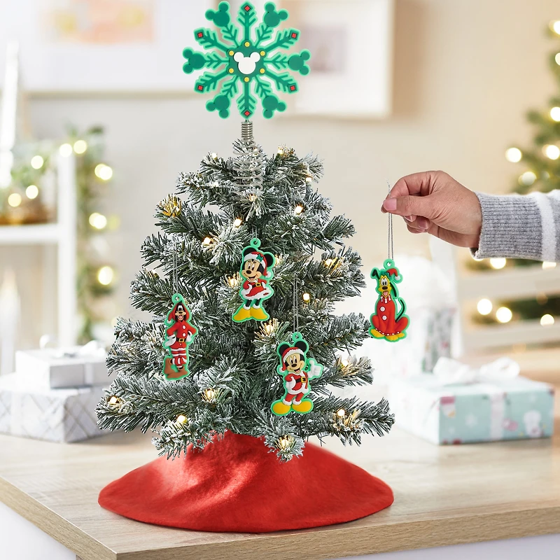 Hallmark Mini Christmas Tree Topper and Ornaments (Disney Mickey Mouse and Friends), Set of 5