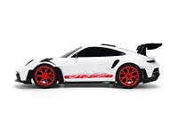 Jada Toys Porsche 911 (992) GT3 RS – 1:16 RC – USB Rechargeable with Turbo Function, Radio Control Cars(White/Red)